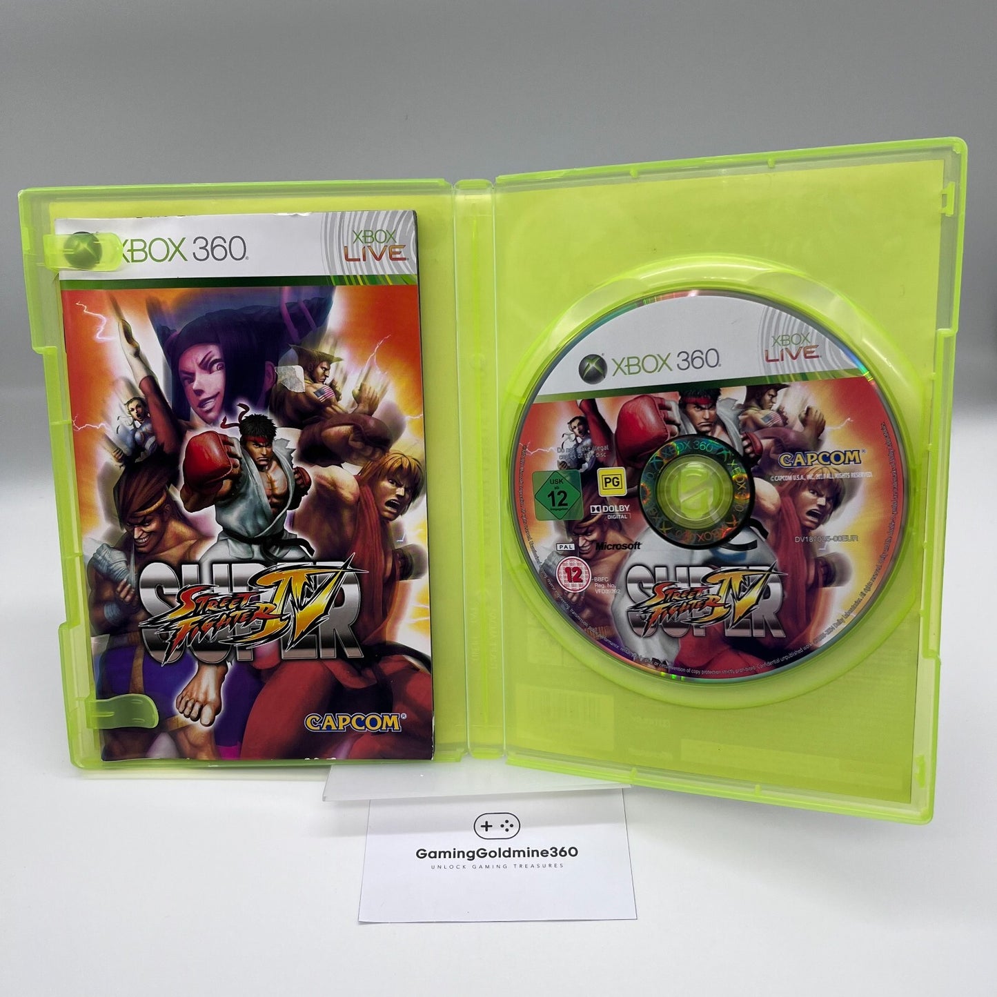 Super Street Fighter IV 4 Xbox 360 PAL Italiano COMPLETO Capcom Microsoft Xbox36