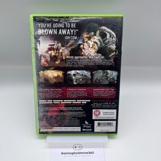 Gears of War 2 Xbox 360 PAL UK Completo con Manuale Microsoft Xbox360 OTTIMO