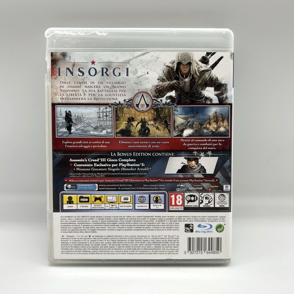 Assassin's Creed III – PS3 (PAL)