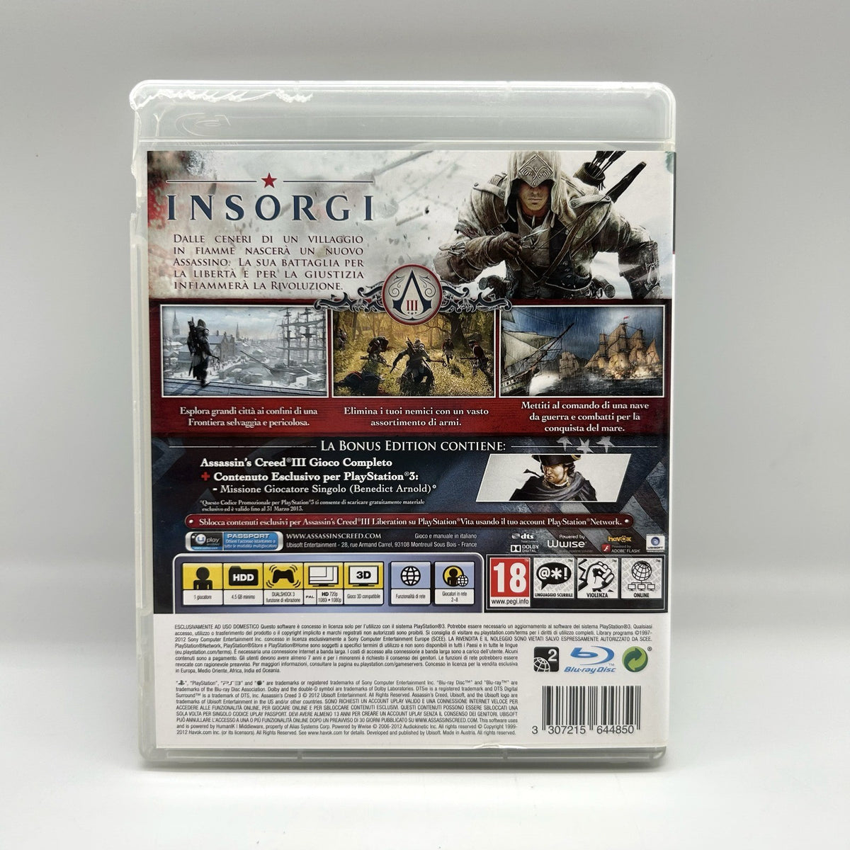 Assassin's Creed III – PS3 (PAL)