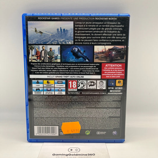 GTA 5 PS4 Vers. EU MULTILINGUA Grand Theft Auto V Sony PlayStation 4 Rockstar