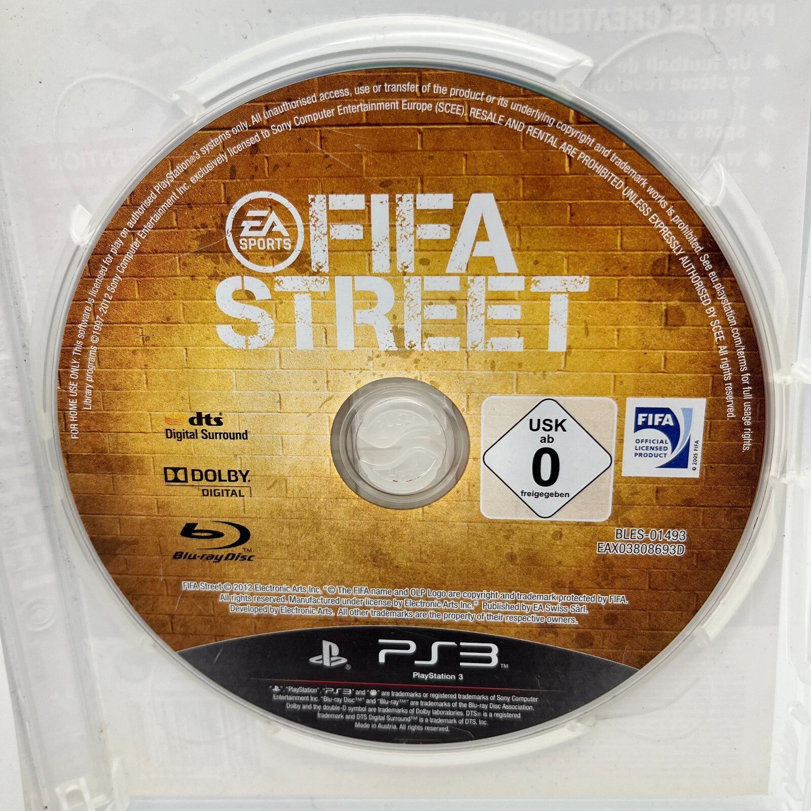 FIFA Street PS3 PAL Multilingua Completo Manuale EA Sony PlayStation 3 OTTIMO