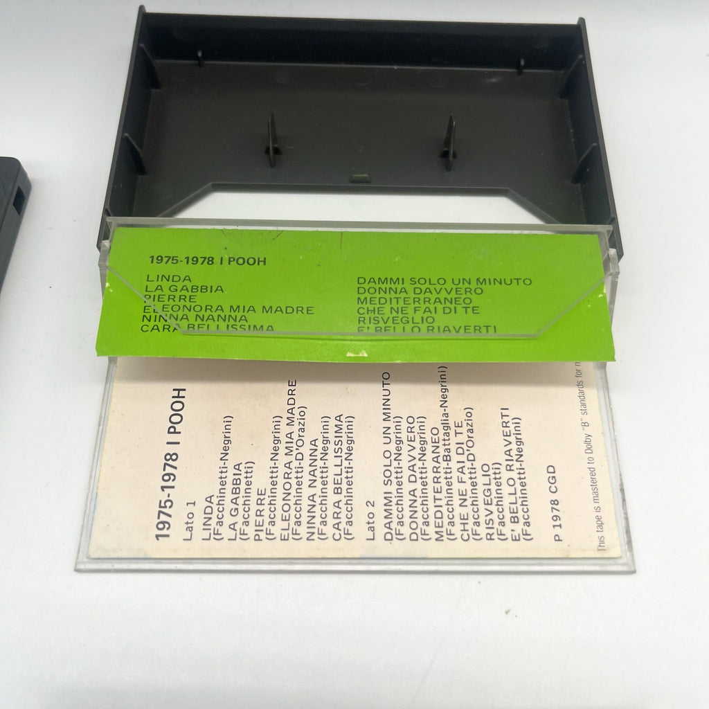 Pooh Lotto 2 Musicassette MC 1975-1978 e 25 La Nostra Storia CGD Italiana