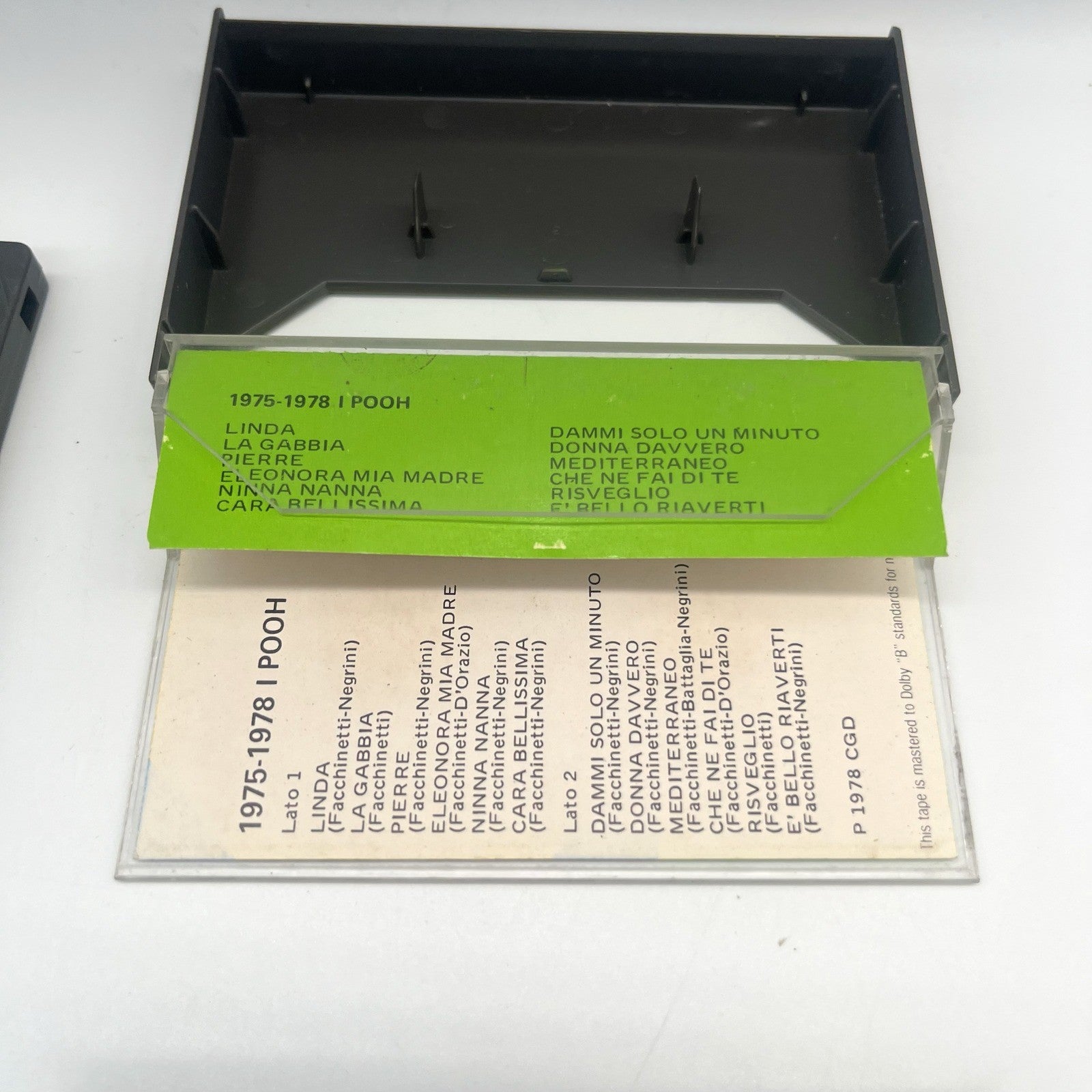 Pooh Lotto 2 Musicassette MC 1975-1978 e 25 La Nostra Storia CGD Italiana