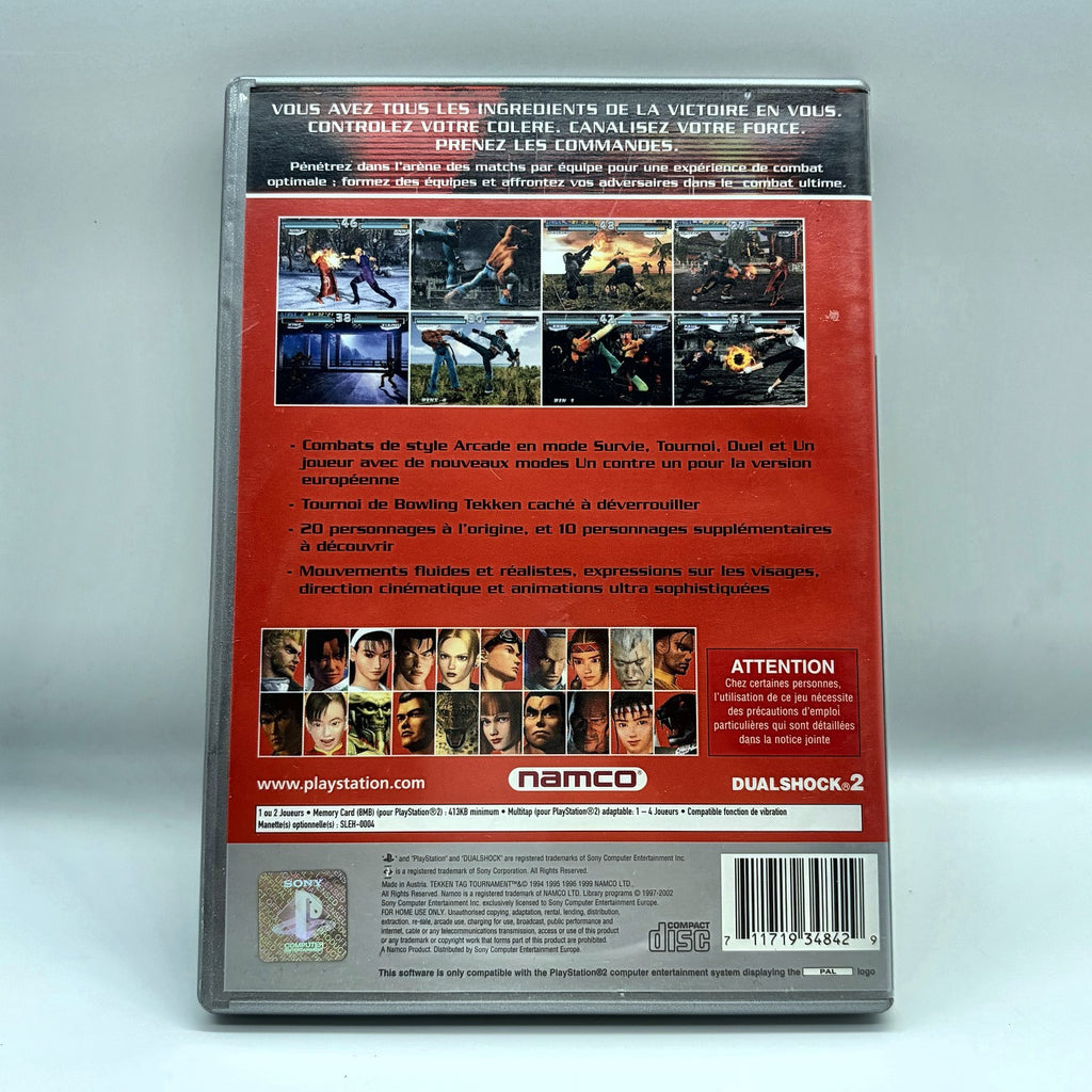 Tekken Tag Tournament PS2 PlayStation 2 PAL Platinum Namco Picchiaduro