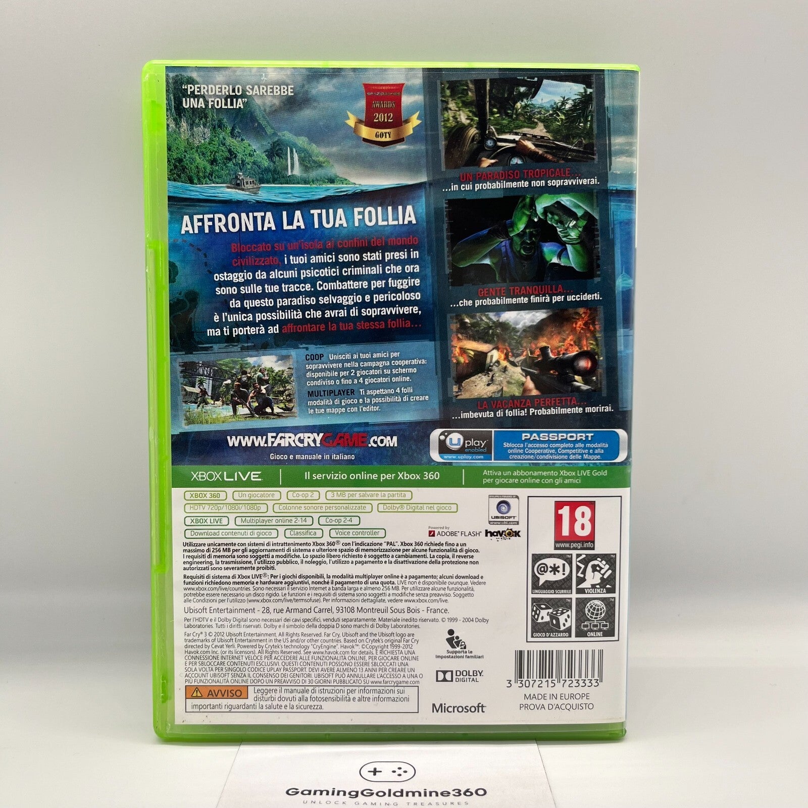 FarCry 3 + Far Cry 4 Xbox 360 Italiano Completi con Manuale Ubisoft Microsoft