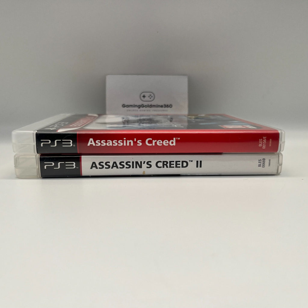 Assassin's Creed I + II PS3 Italiano Completo Manuale Ubisoft Sony PlayStation 3