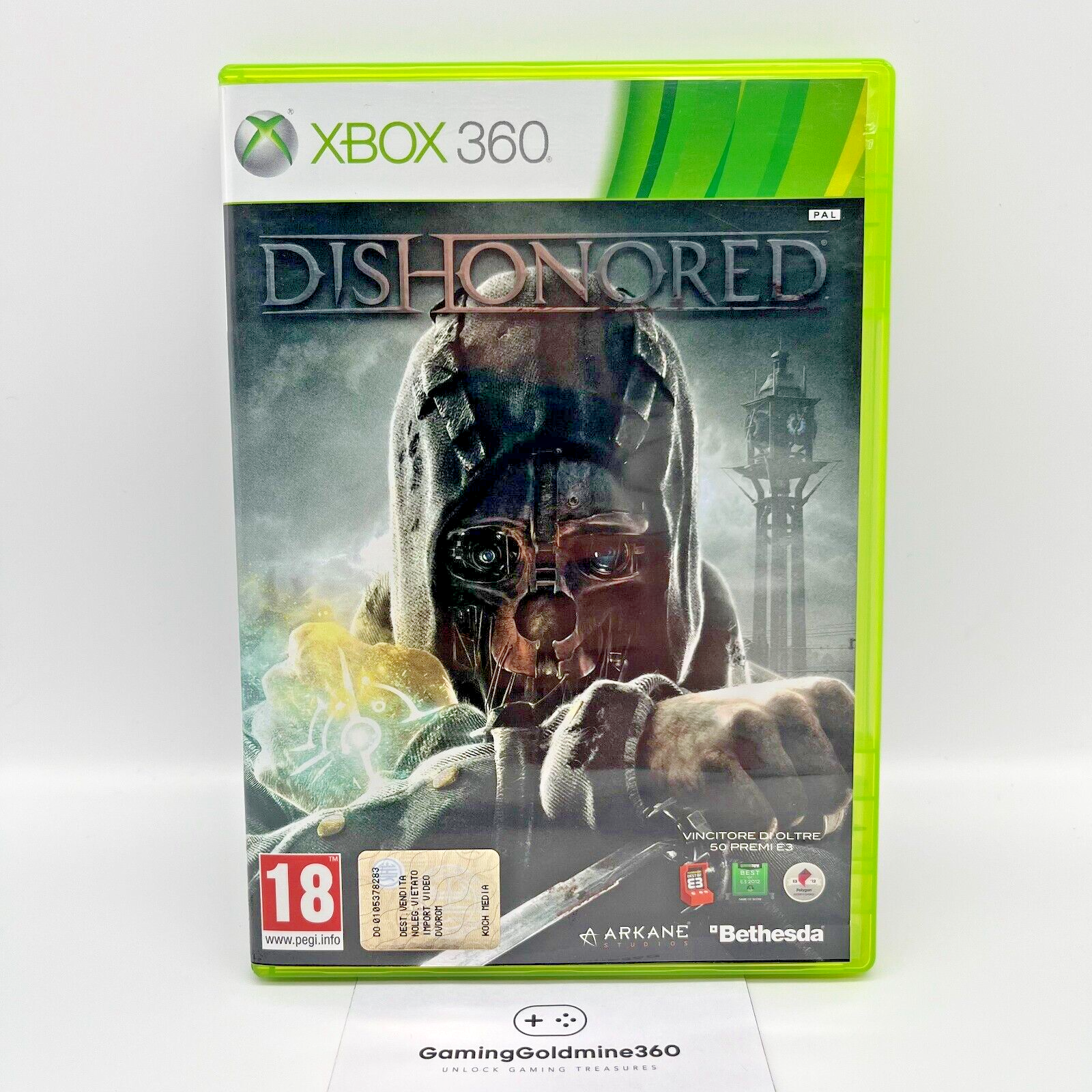Dishonored Xbox 360 Italiano Completo con Manuale PAL Bethesda Microsoft OTTIMO