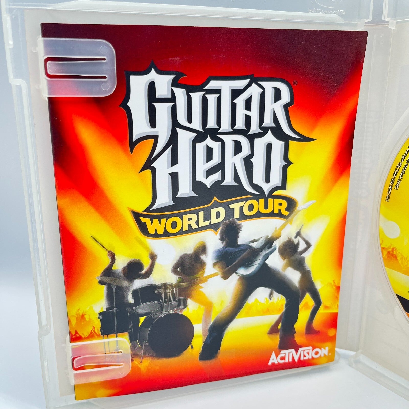GUITAR HERO WORLD TOUR PS3 Italiano COMPLETO Video Gioco Rock Sony Playstation 3