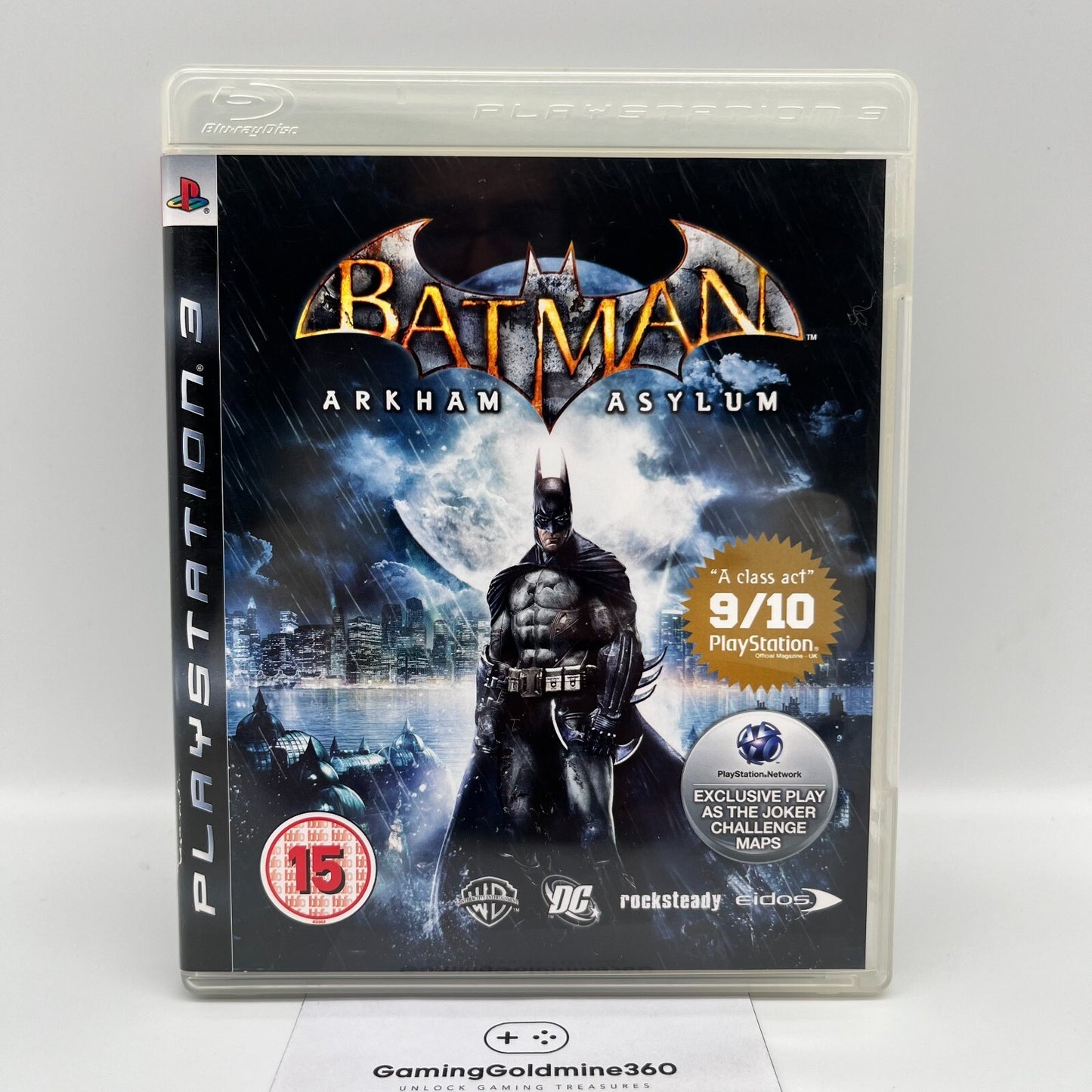BATMAN Arkham Asylum PS3 PAL Multilingua Completo Eidos WB Sony PlayStation 3