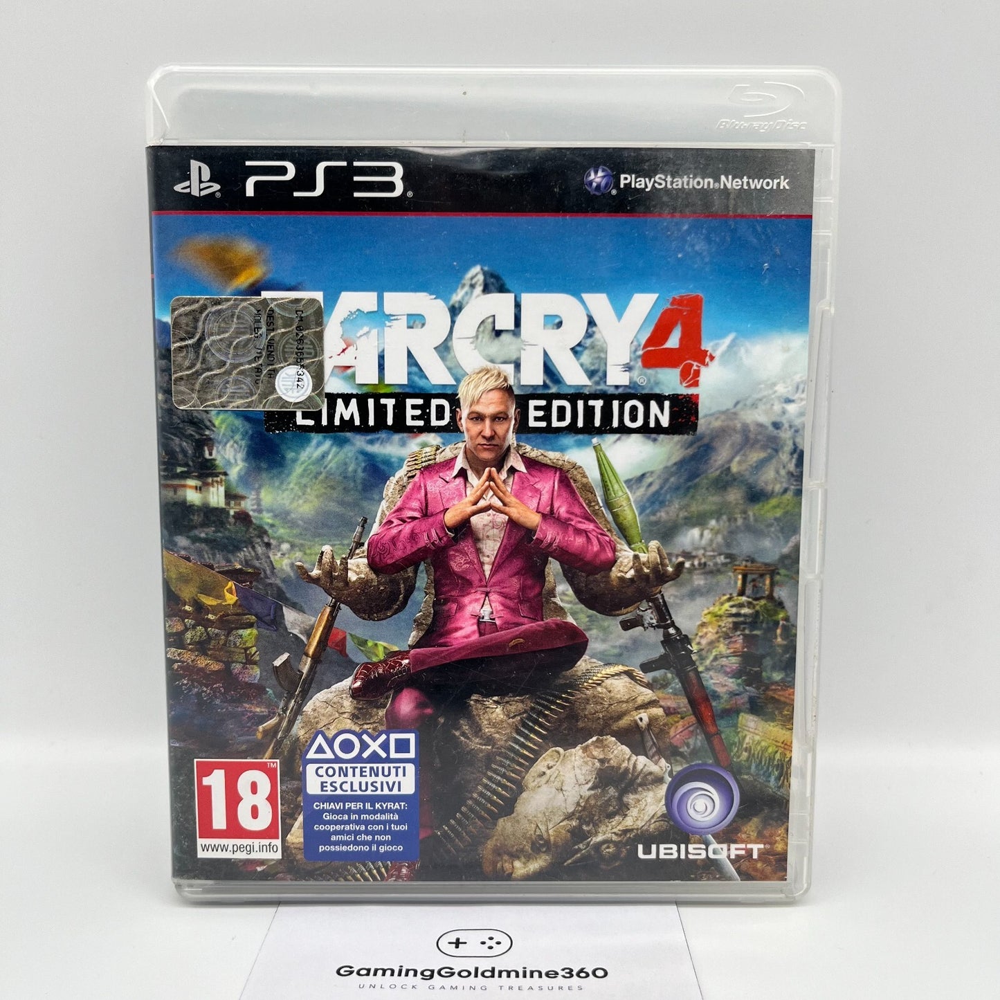 FarCry 3 + 4 PS3 Italiano Completo PAL Ubisoft Sony PlayStation 3 Far Cry OTTIMO