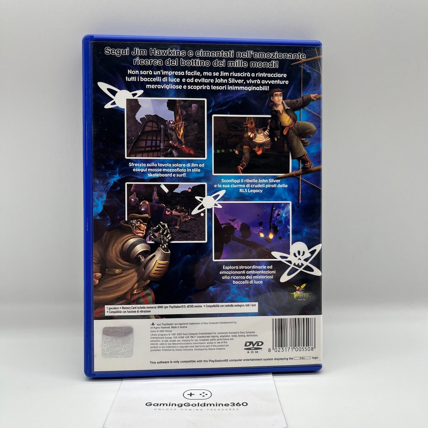 Disney Il Pianeta del Tesoro PS2 Italiano Completo PAL Sony PlayStation 2