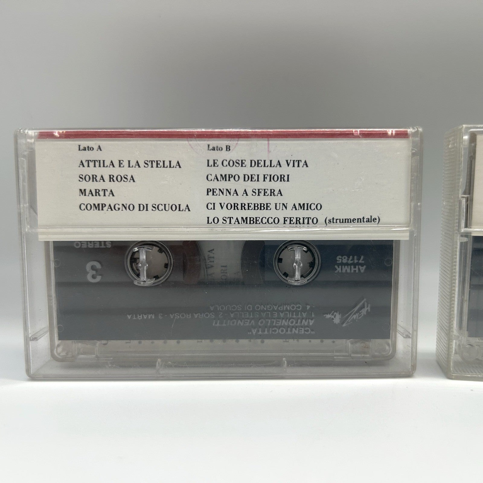 Antonello Venditti Lotto 3 Musicassette MC Centocitta Circo Massimo San Siro