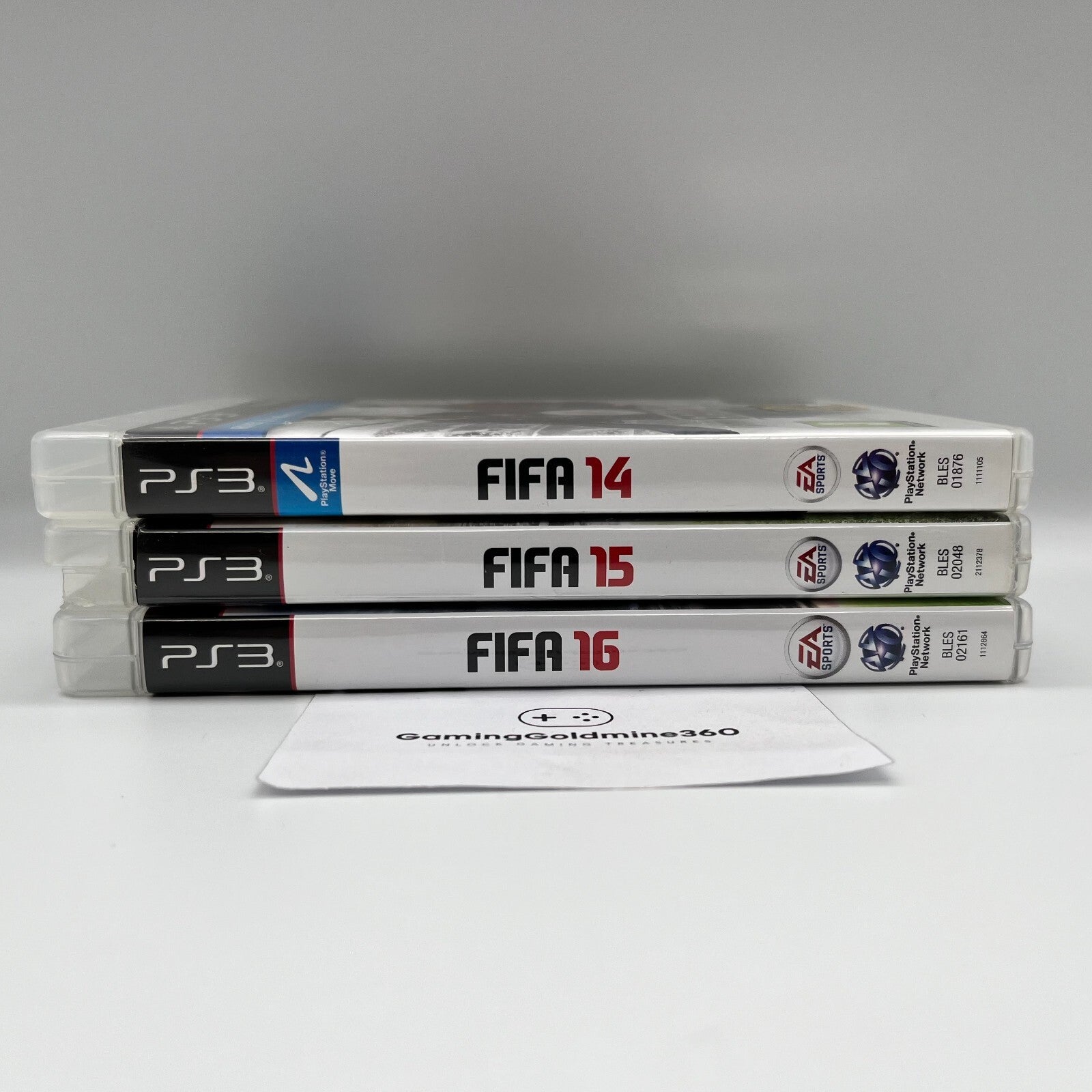 FIFA 14 + 15 + 16 PS3 Italiano Completi con Manuali PAL EA Sony PlayStation 3