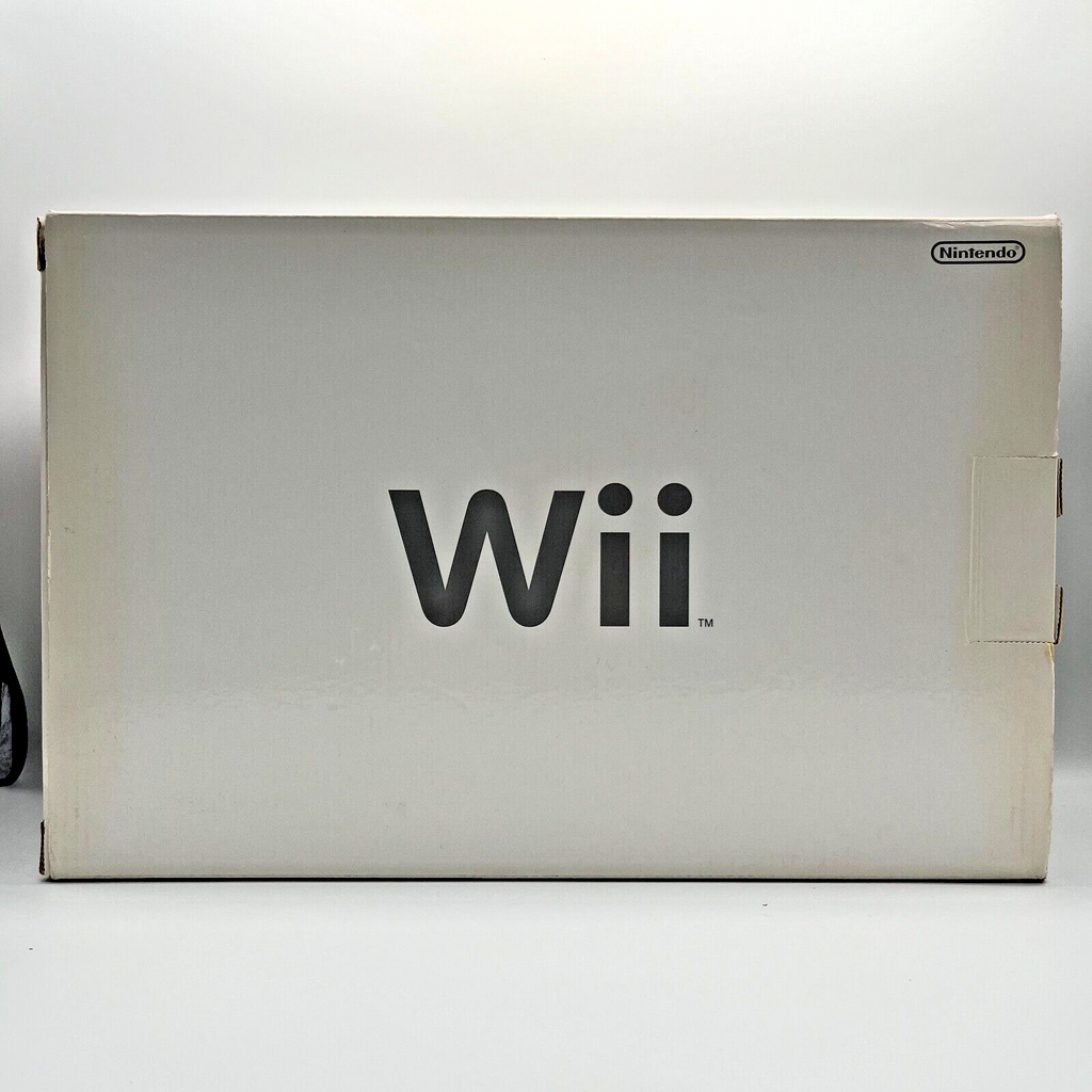 NINTENDO Wii Console COMPLETA con Controller ORIGINALE Wii Mote + Wii Fit BOXATI
