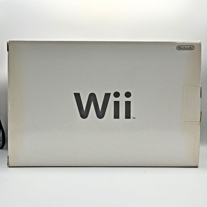 NINTENDO Wii Console COMPLETA con Controller ORIGINALE Wii Mote + Wii Fit BOXATI