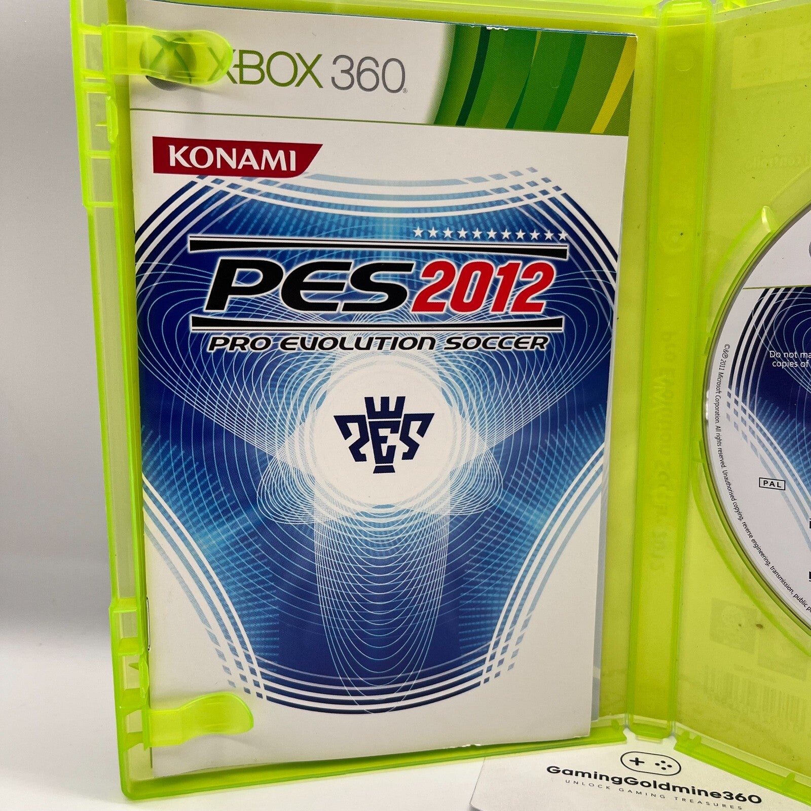 PES 2012 Pro Evolution Soccer XBOX 360 Italiano Completo Manuale EA Microsoft