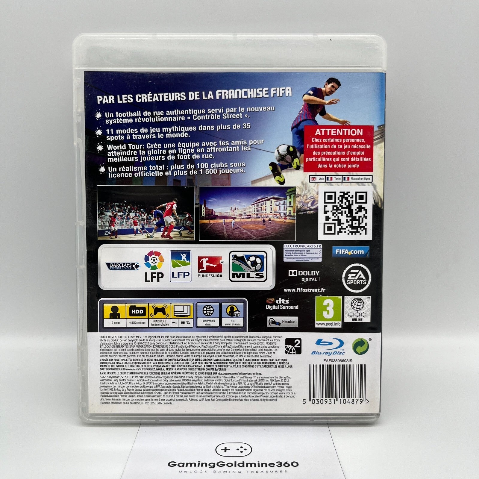 FIFA Street PS3 PAL Multilingua Completo Manuale EA Sony PlayStation 3 OTTIMO