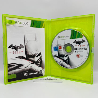 BATMAN Arkham City Xbox 360 Completo con Manuale PAL Multilingua WarnerBros DC