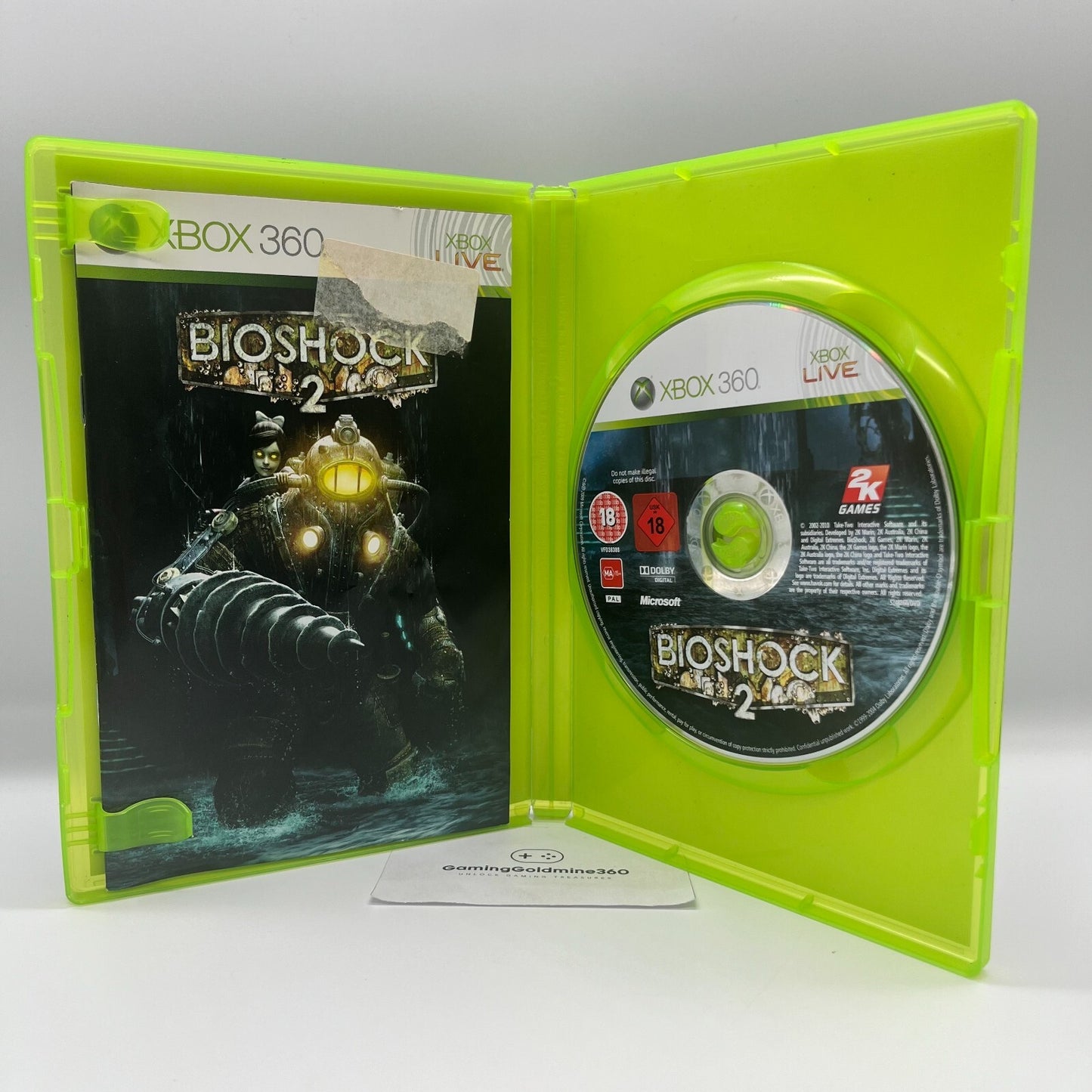 BioShock + BioShock 2 Xbox 360 ITALIANO Completi con Manuale COME NUOVI 2K Games
