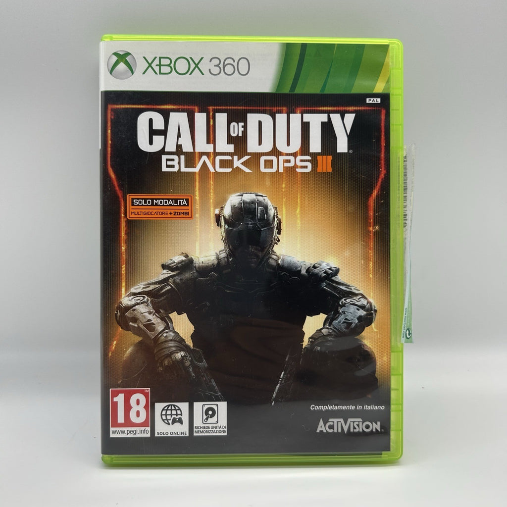 Call of Duty Black Ops 3 III Xbox 360 PAL ITA Multiplayer Zombies Activision