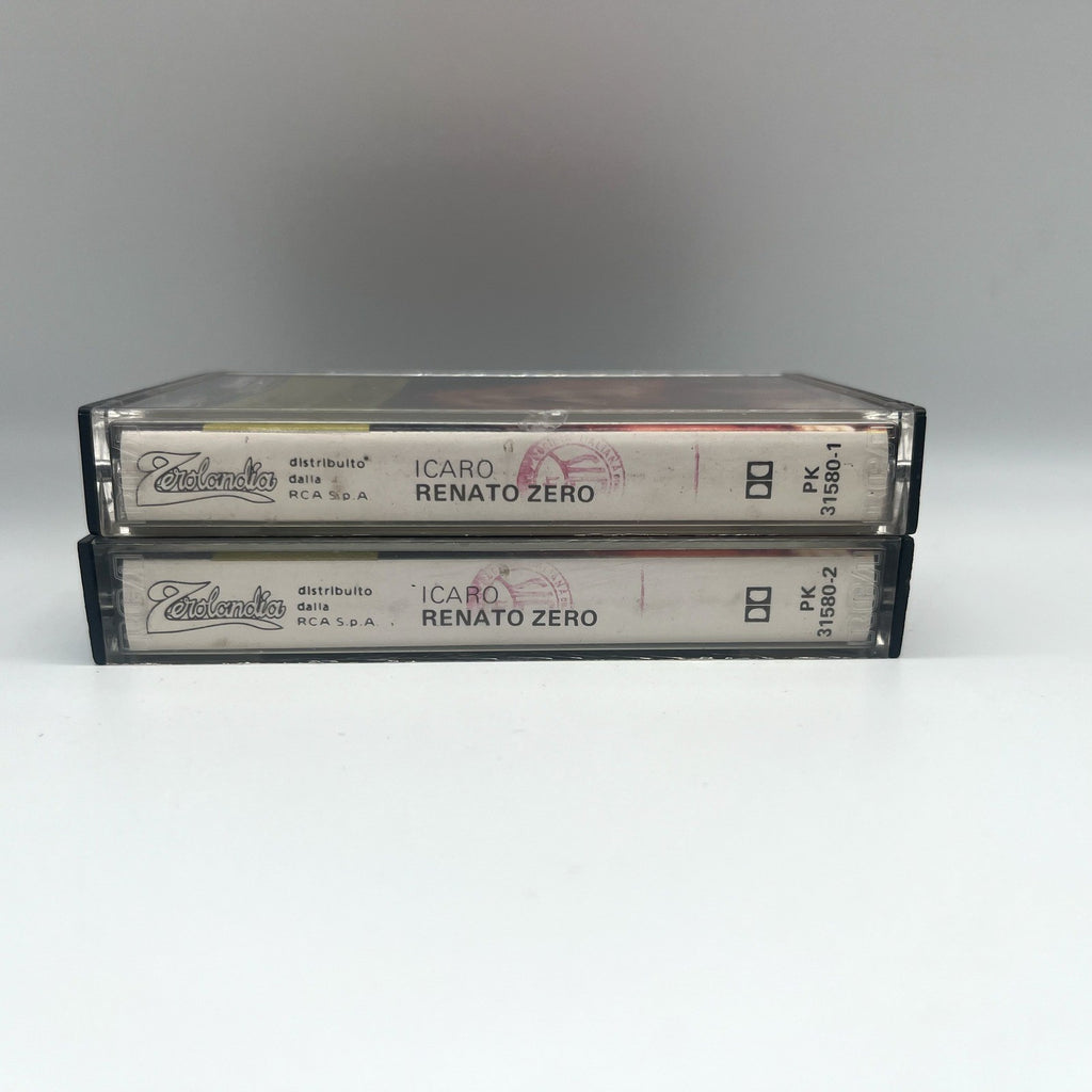 Renato Zero Icaro Musicassetta Doppia MC Zerolandia RCA 1981 Italiana Testata