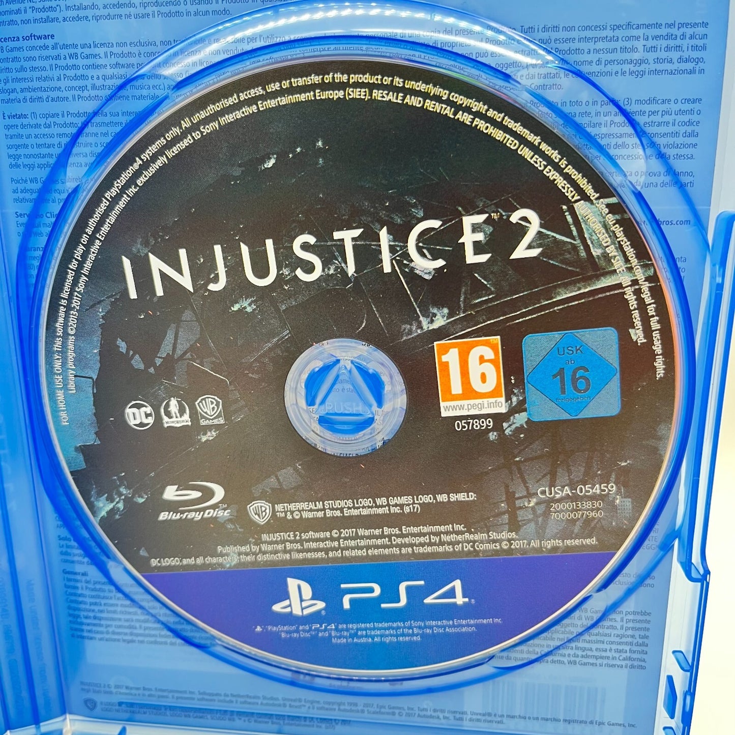 Injustice 2 PS4 Italiano Completo Warner Bros DC Comics Sony PlayStation4 Ottimo