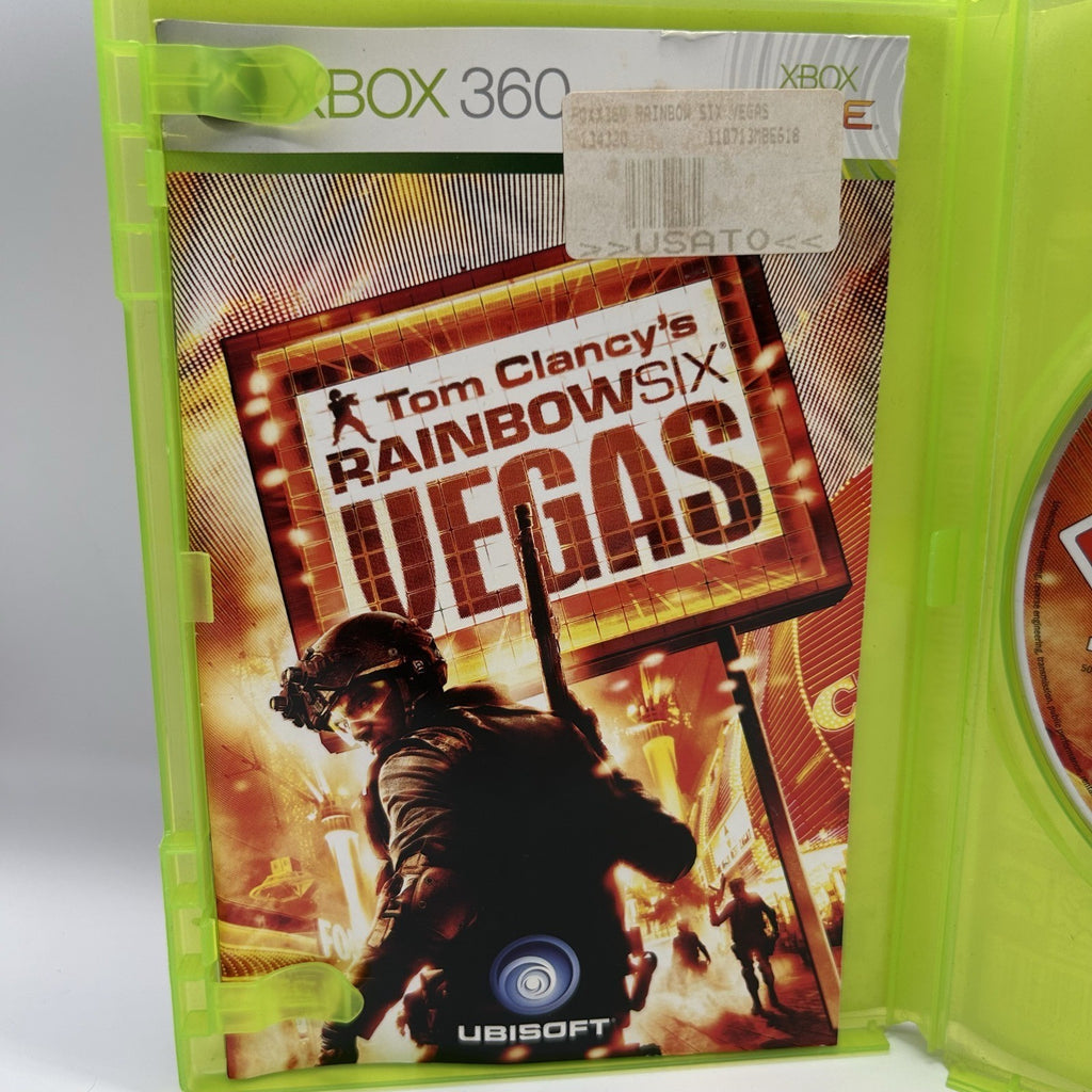 Tom Clancy's Rainbow Six Vegas 1 + 2 Lotto 2 Giochi Xbox 360 PAL Ubisoft FPS