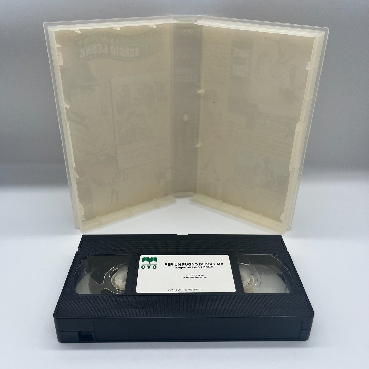 🎬 3x VHS Sergio Leone Western CLINT EASTWOOD Dollaro CVC