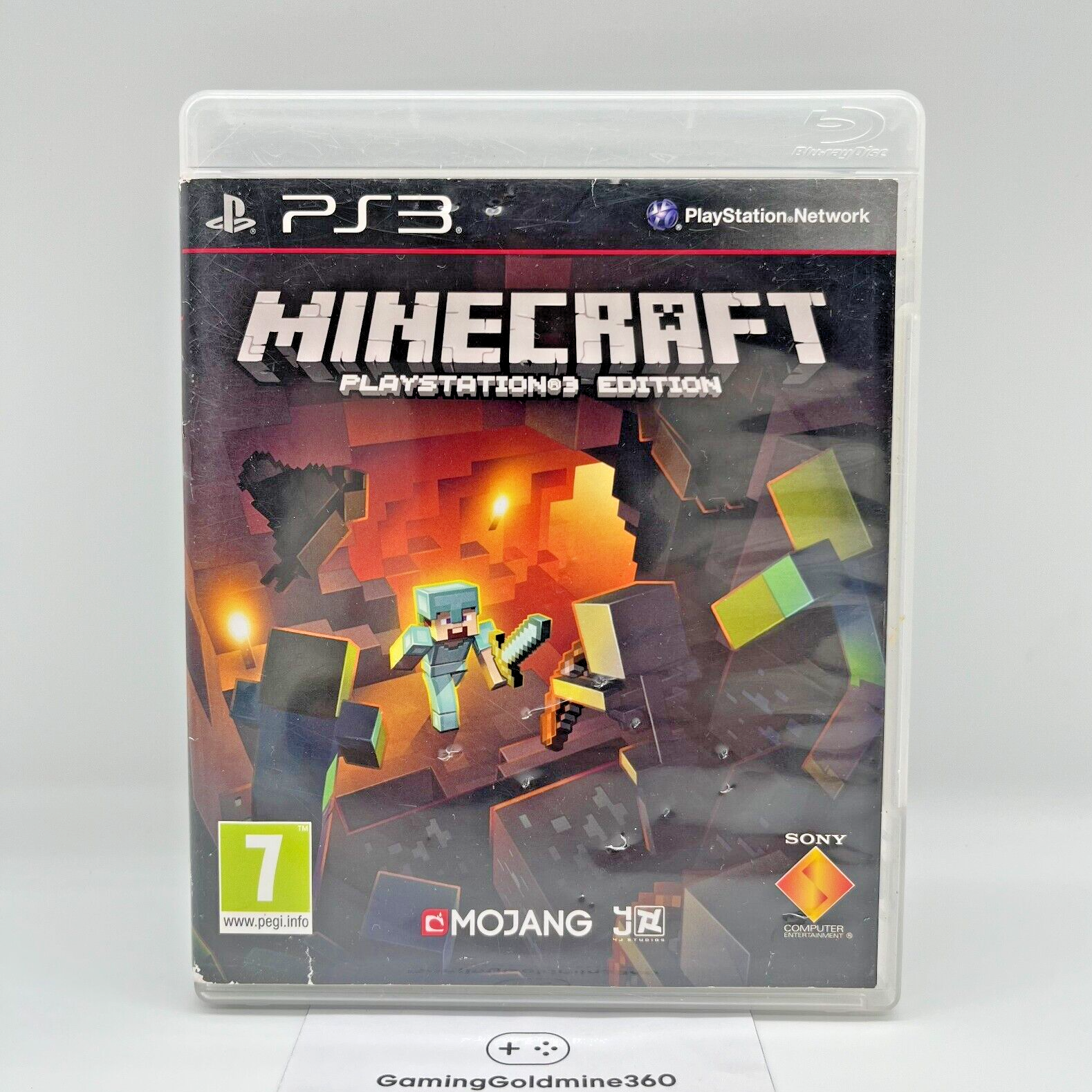 Minecraft PlayStation 3 Edition Completo con Manuale PAL Mojang Sony PS3 BUONE C