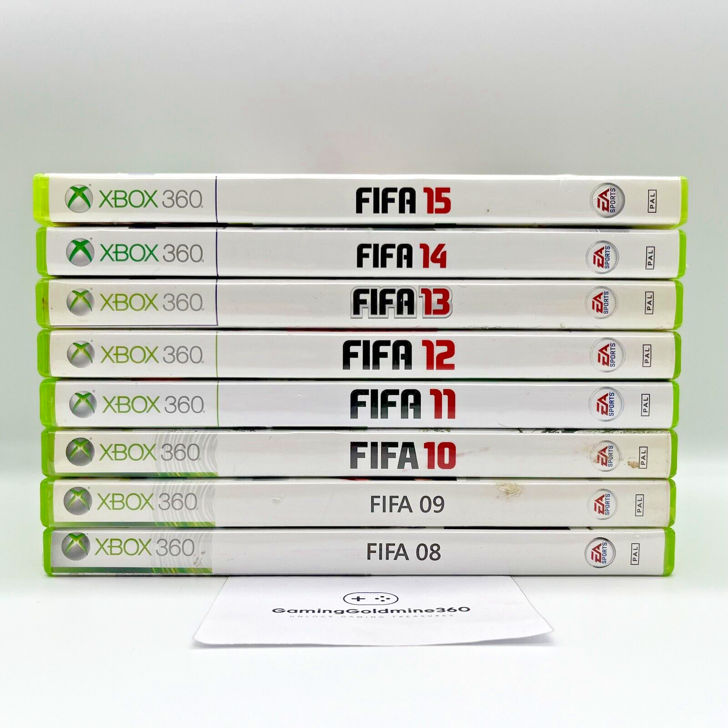 FIFA 08+09+10+11+12+13+14+15 Xbox 360 Collection Bundle 8 GIOCHI PAL OTTIMI