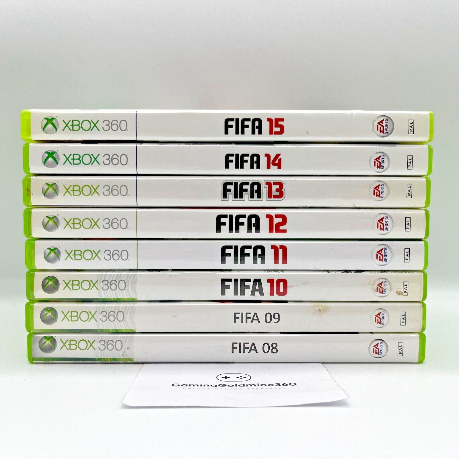 FIFA 08+09+10+11+12+13+14+15 Xbox 360 Collection Bundle 8 GIOCHI PAL OTTIMI