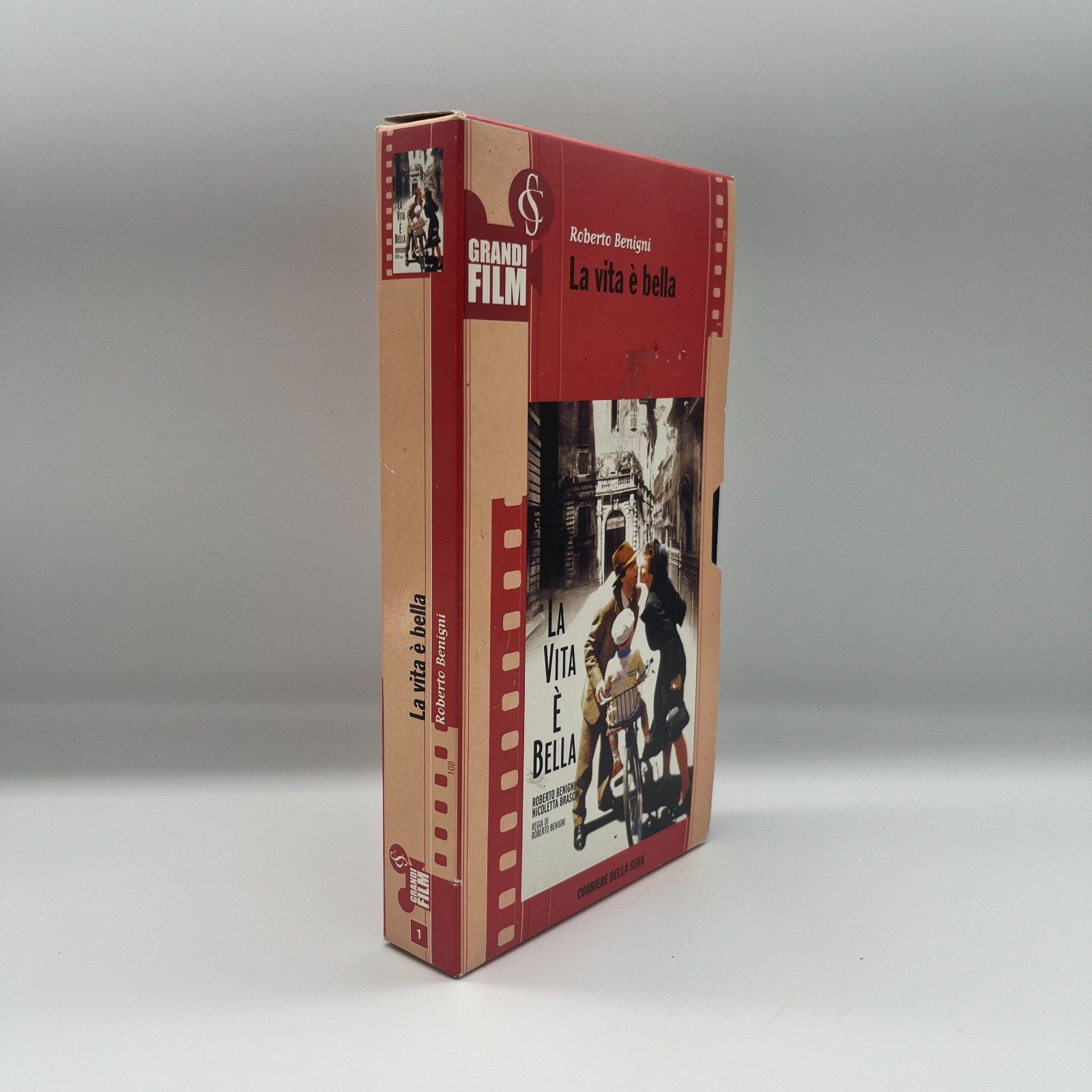 VHS La Vita è Bella 🎬 Roberto Benigni 1997 Ita Film Premio Oscar Corriere della
