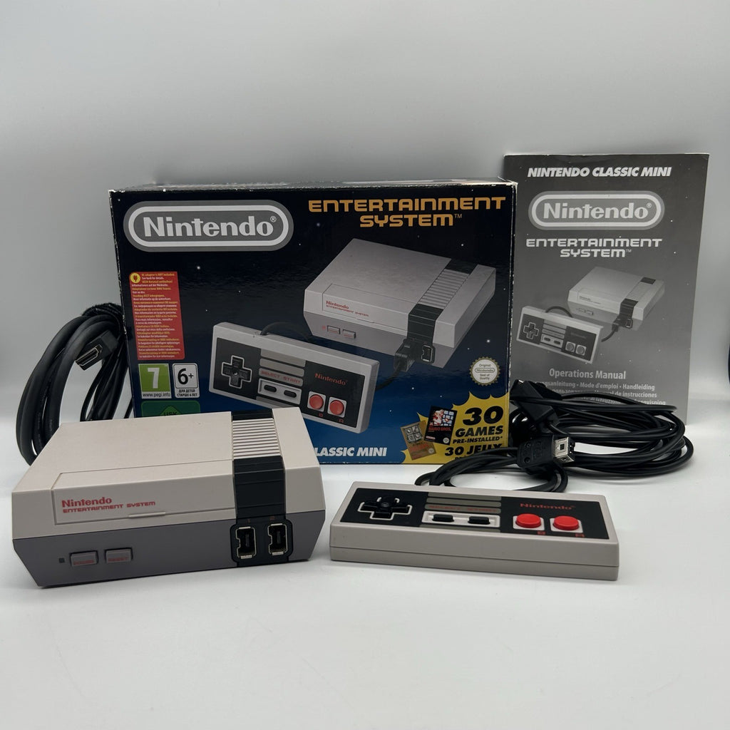 Nintendo Classic Mini NES Console CLV-001 Completa Scatola 30 Giochi PAL Testata