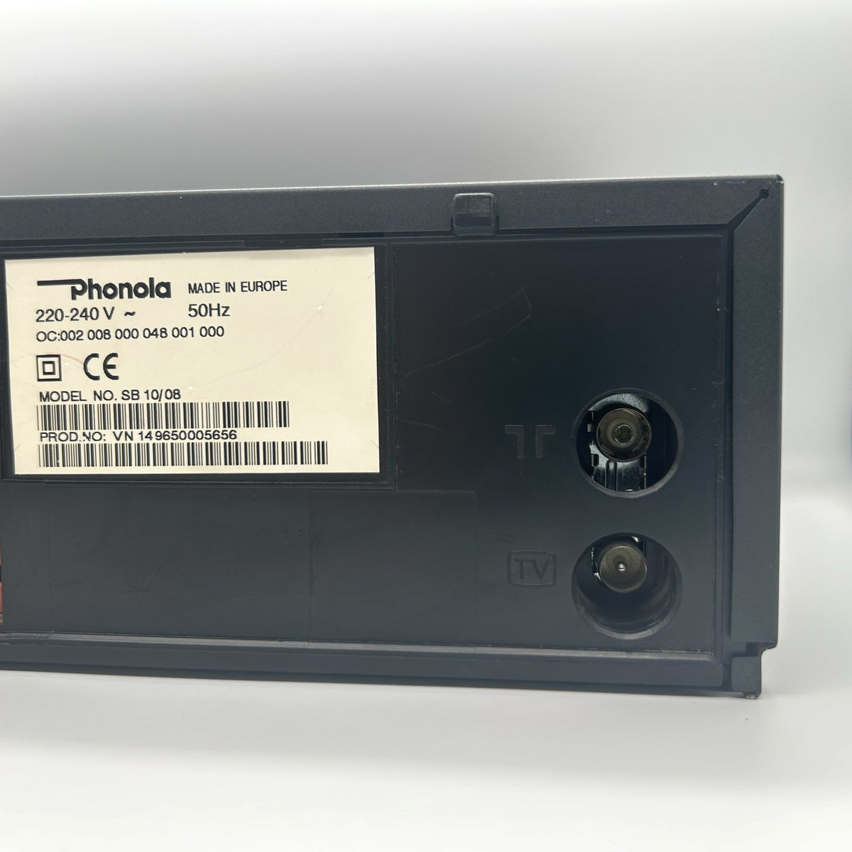 Phonola SB10 – videoregistratore VHS HQ, per ricambi o riparazione