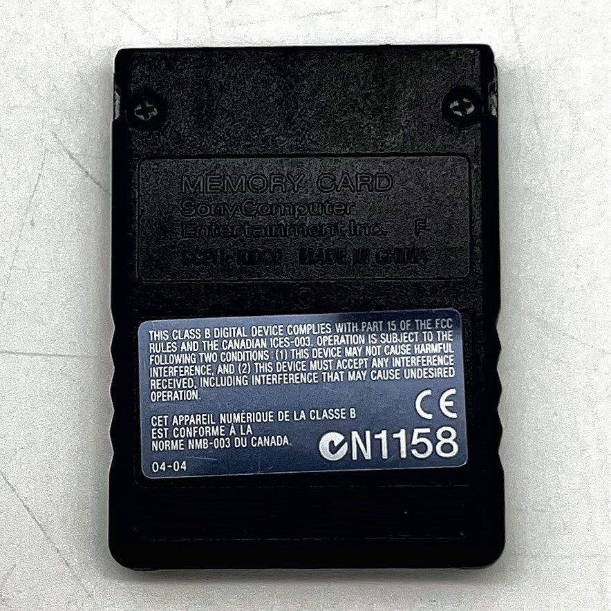 Memory Card Sony PS2 8MB Nera Originale MagicGate PlayStation 2 SCPH-10020