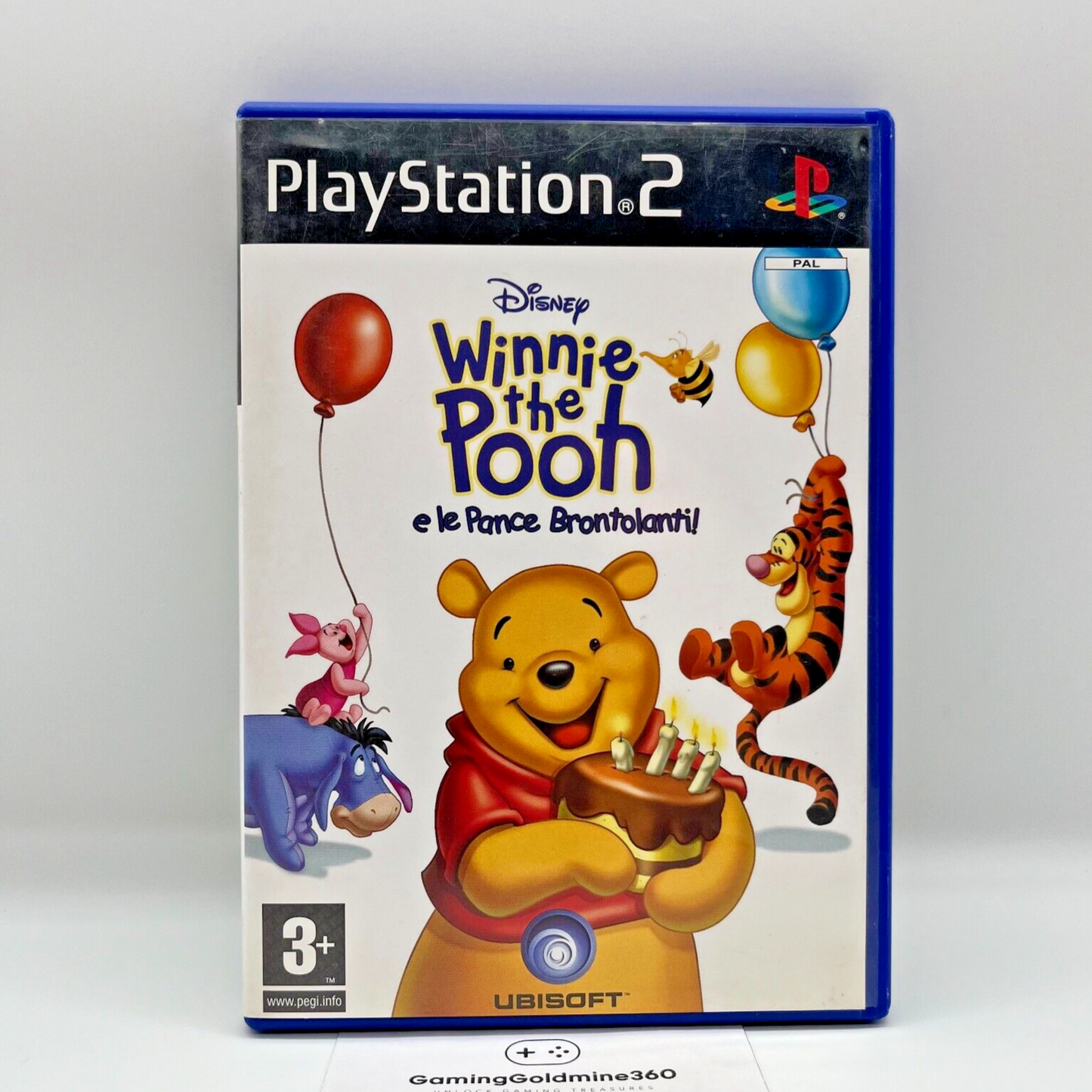 Disney Winnie the Pooh PS2 Italiano senza manuale PAL Ubisoft Sony PlayStation 2