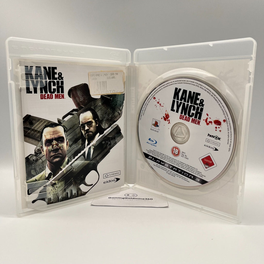 Kane & e Lynch Dead Men PS3 Italiano Completo con Manuale Sony PlayStation 3 TOP