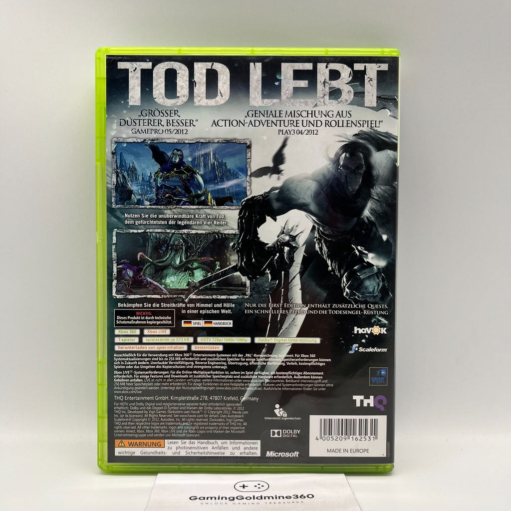 DarkSiders I + II Xbox 360 Completi Manuale PAL Italiano/Multilingua THQ OTTIMI