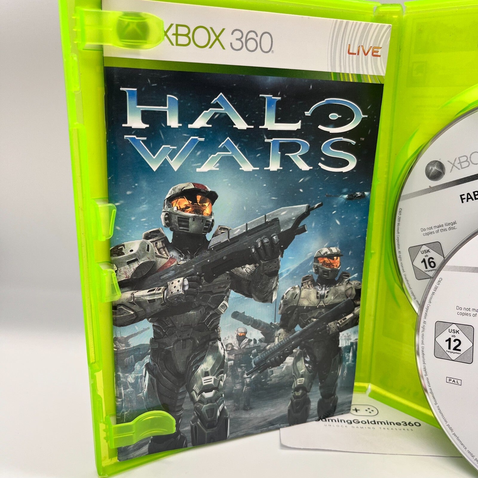 Fable II 2 + Halo Wars XBOX 360 Italiano Completi con Manuali Gioco Microsoft