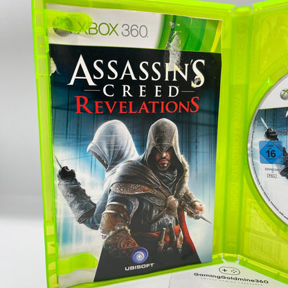 Assassin's Creed + II + Revelations Xbox 360 ITALIANO Completo Manuale COME NUOV