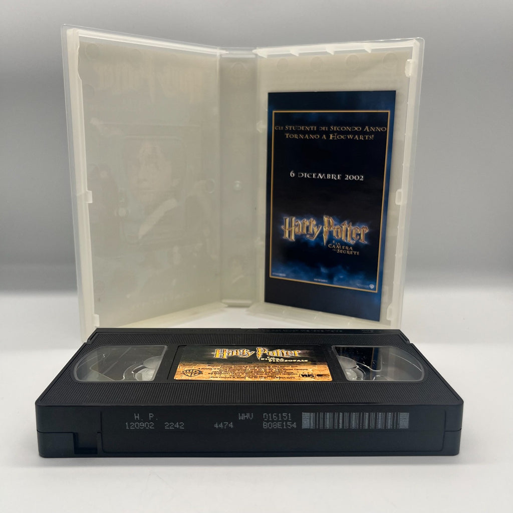 VHS Harry Potter e la Pietra Filosofale ITA (2001) Warner Bros Rara