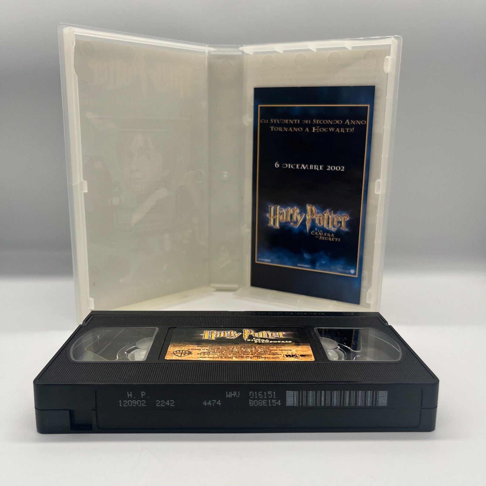 VHS Harry Potter e la Pietra Filosofale ITA (2001) Warner Bros Rara