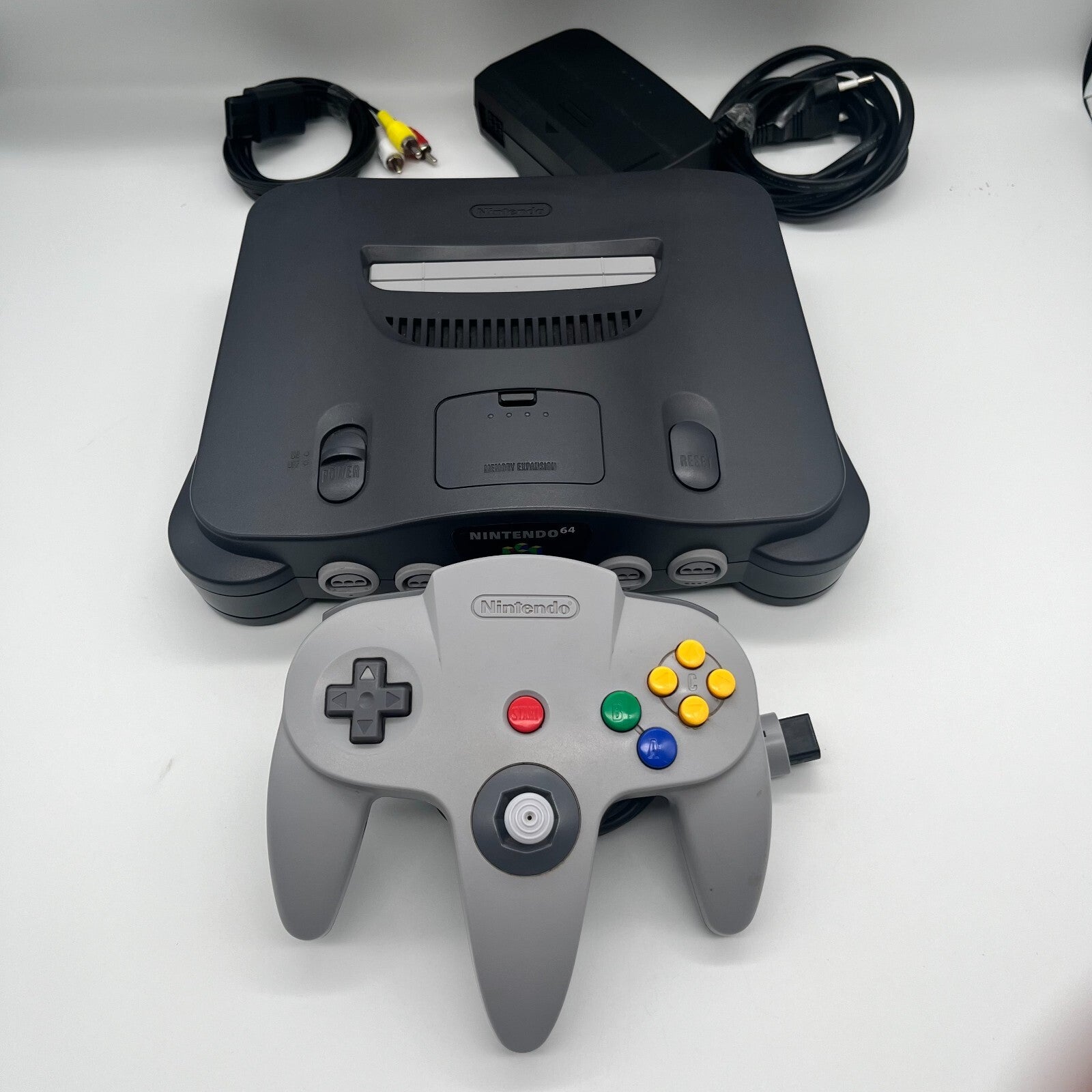 Nintendo 64 Console Completa con Controller Originale e Cavi Perfetta COME NUOVA
