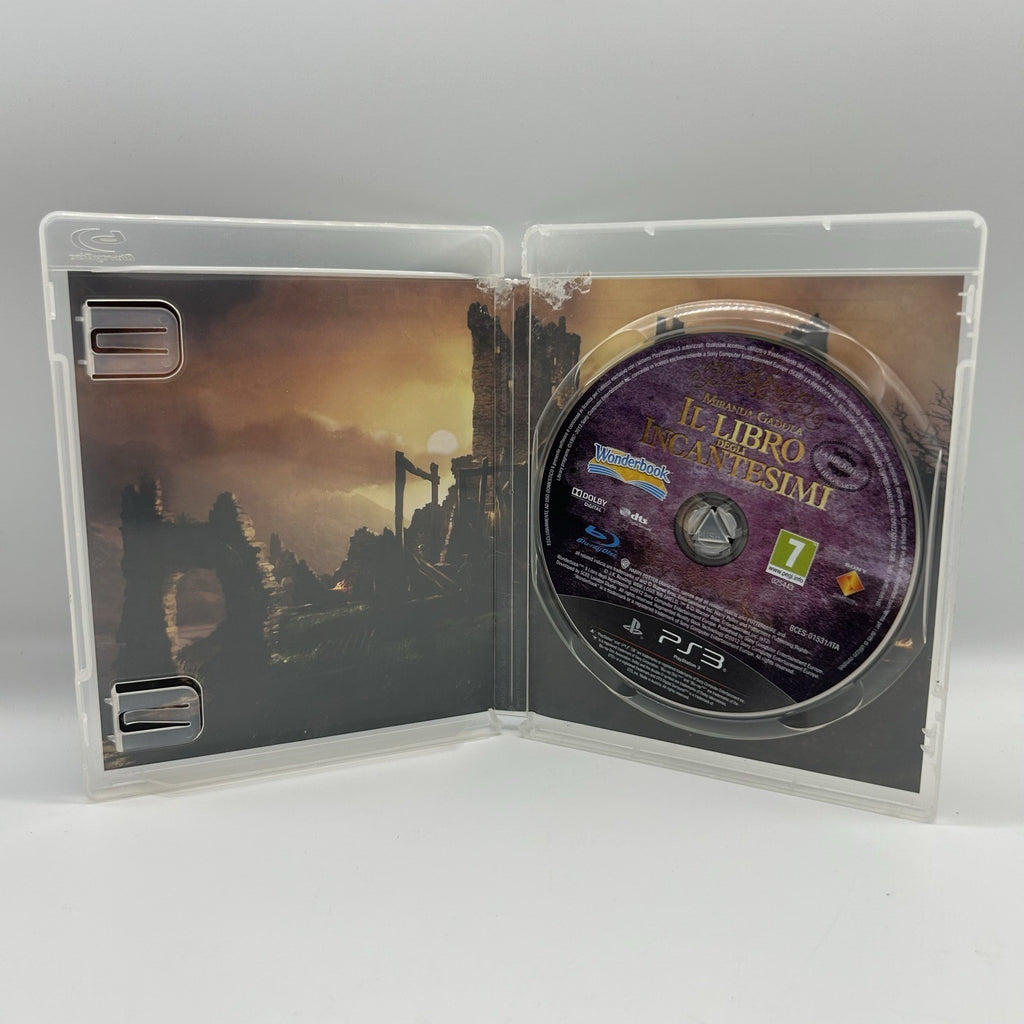 Wonderbook Il Libro degli Incantesimi PS3 PAL ITA J.K. Rowling Solo Gioco Move