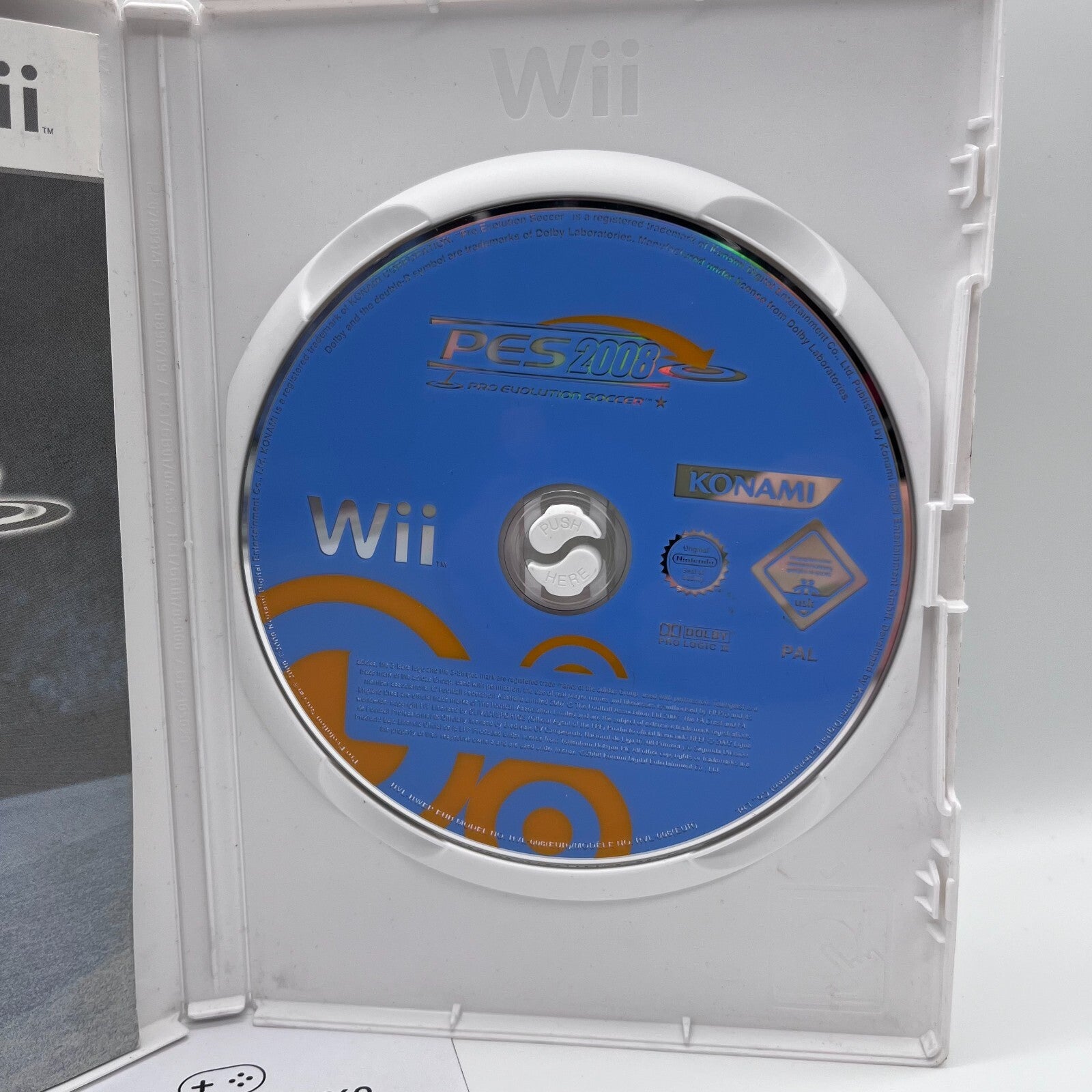 PES 2008 Nintendo Wii Italiano PAL Completo con Manuale Pro Evolution Soccer