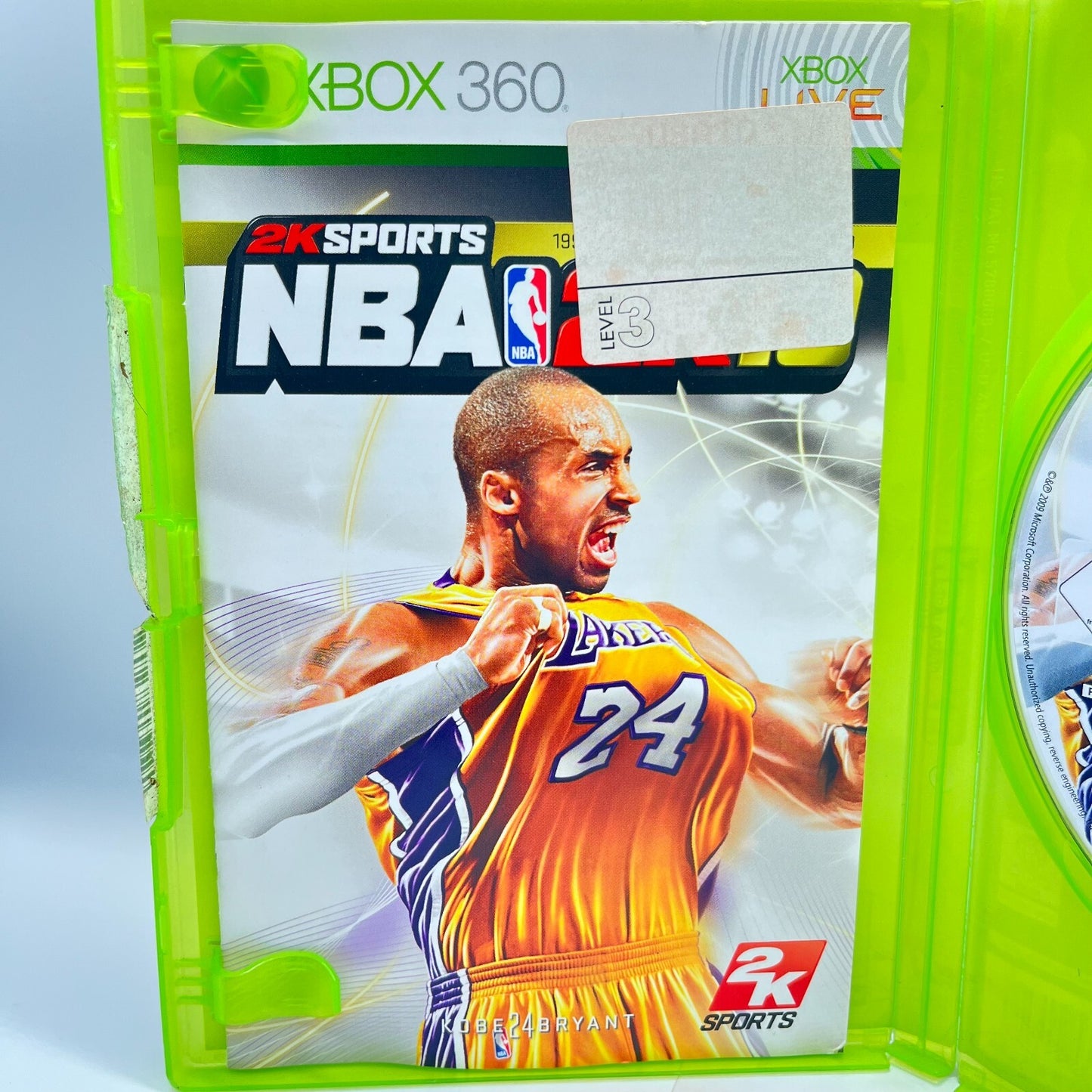 NBA 2K10 (2010) Xbox 360 Italiano Completo con Manuale PAL Microsoft Kobe Bryant