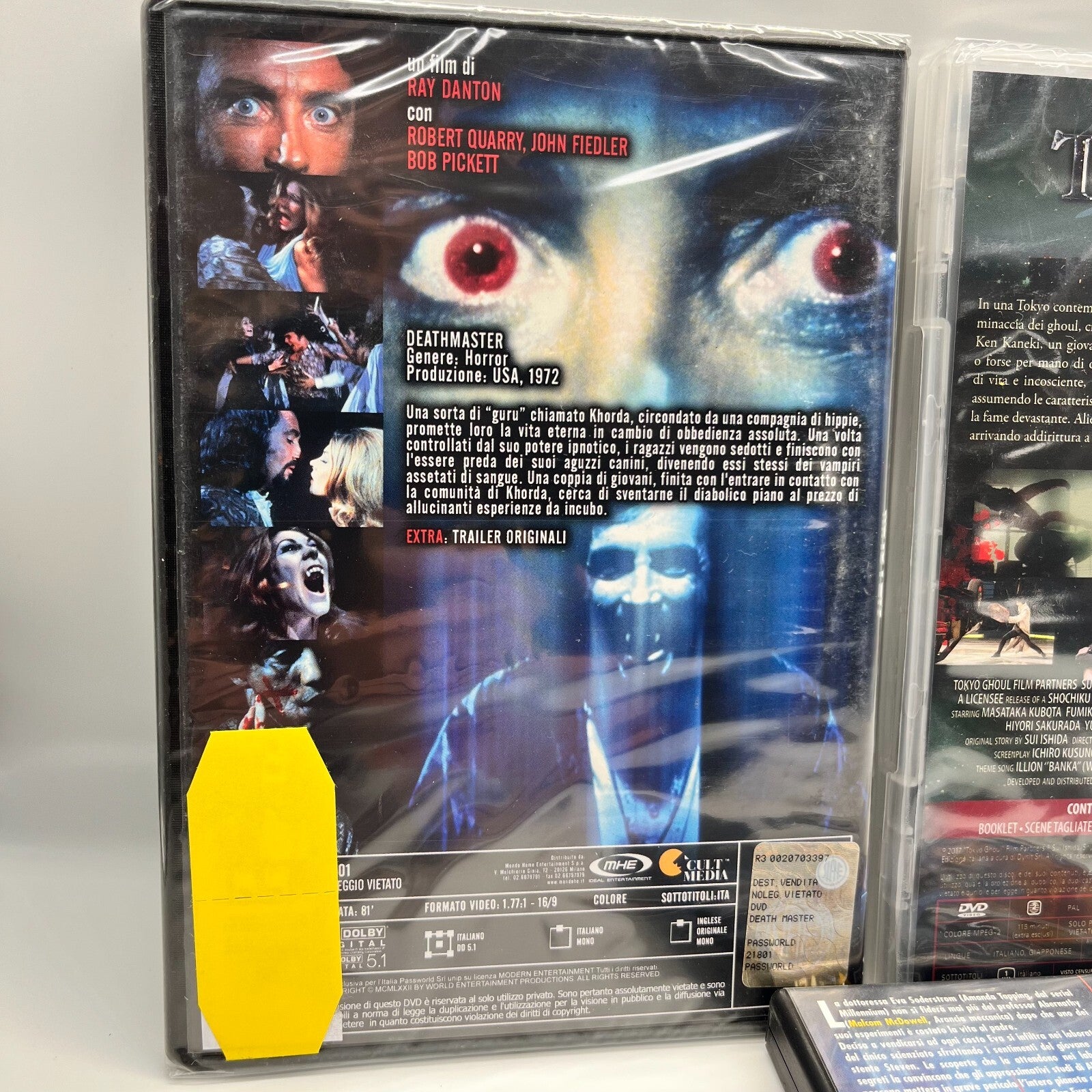 Death Master+Tokyo Ghoul+Bottom Feeder+Lake Placid+The Void DVD Film Horror ITA