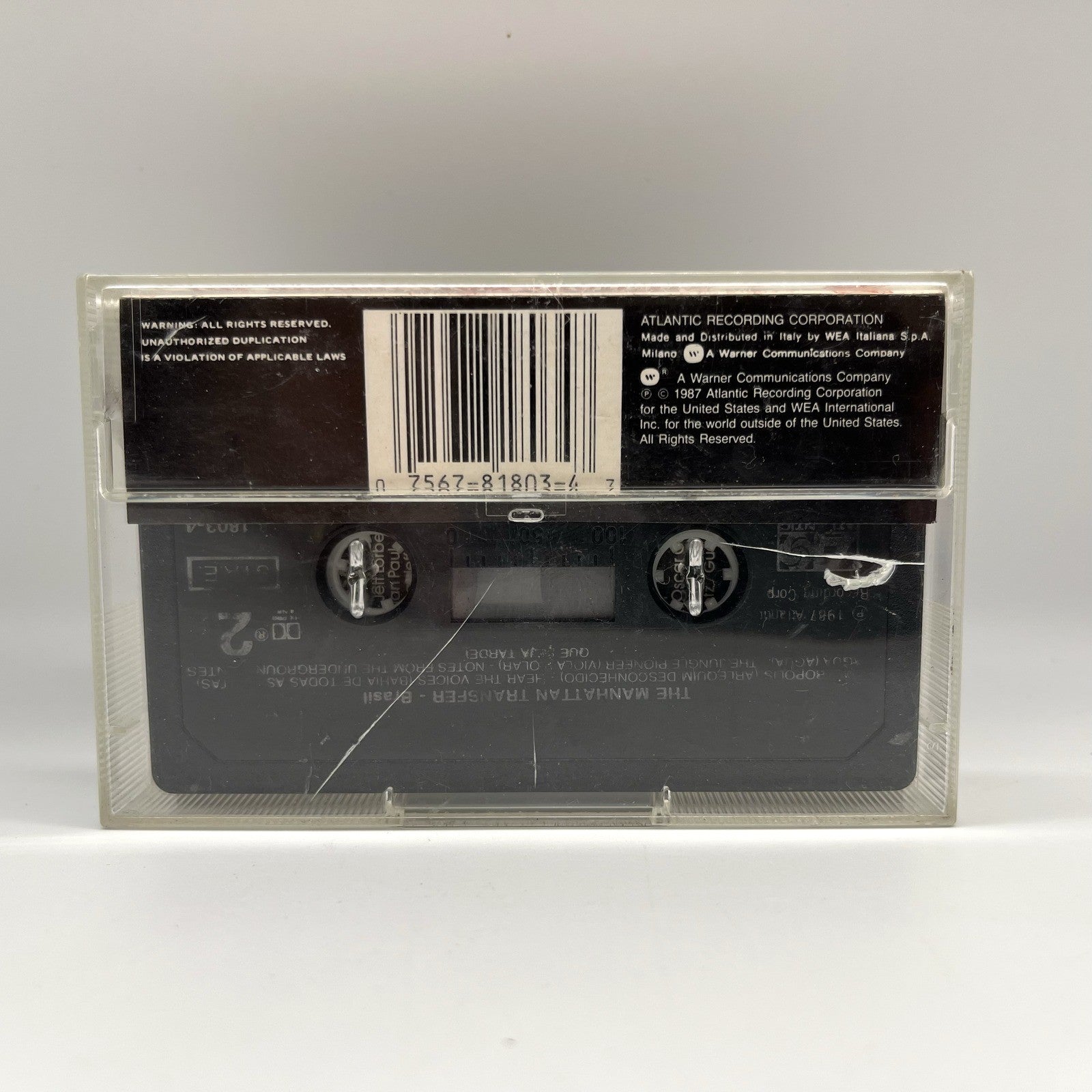 The Manhattan Transfer Brasil Musicassetta MC Atlantic 1987 Jazz Vocal Testata