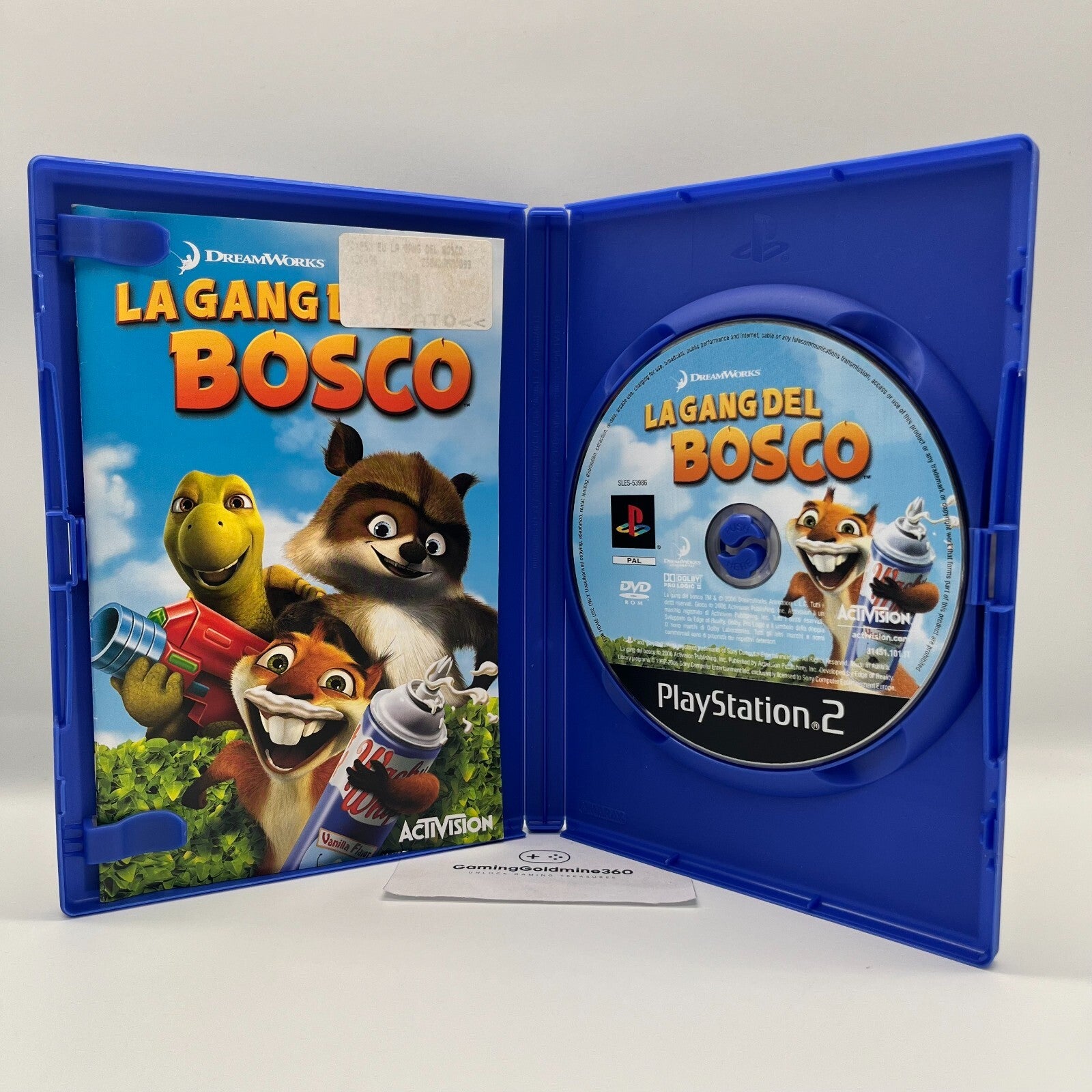 Over the Hedge PS2 Italiano Completo Manuale Activision Sony PlayStation 2 OTTIM